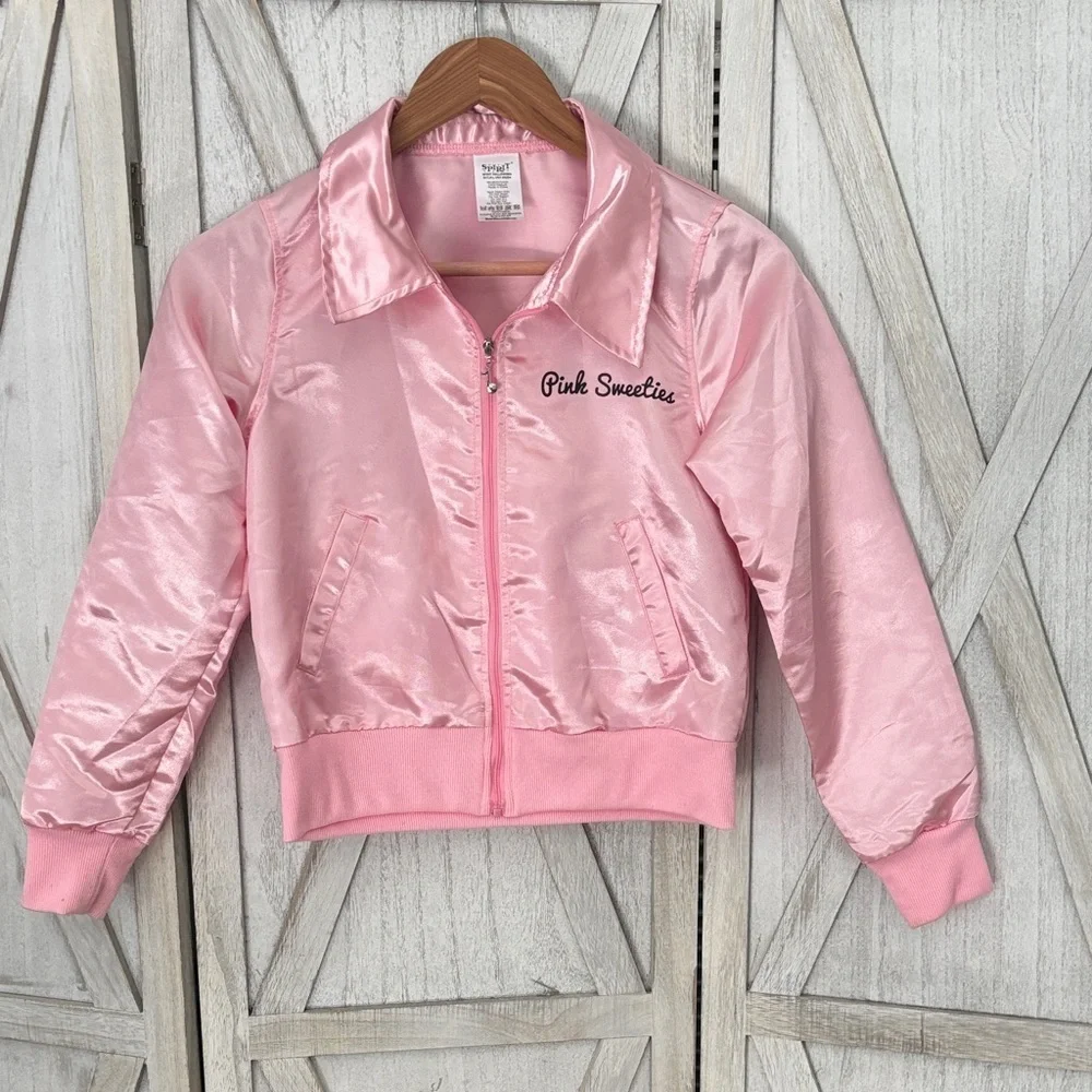 Pink Sweeties 50’s style Satin Jacket